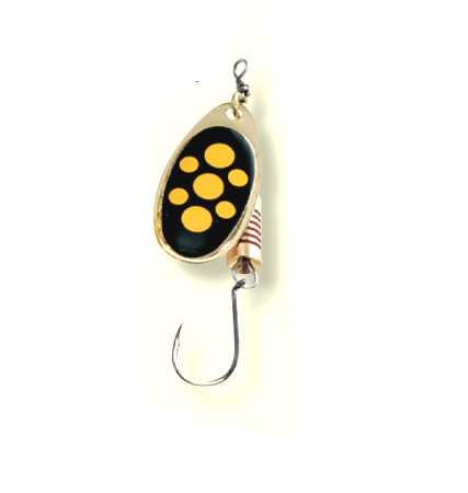 Pescuit la rapitori - ROTATIVA DAM EFFZET SINGLEHOOK NR.1/3G BLACKY