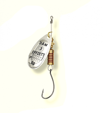 Rotative - ROTATIVA DAM EFFZETT SINGLEHOOK NR.1/3G SILVER