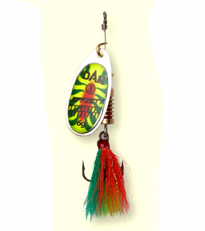 Pescuit la rapitori - ROTATIVA DAM EFFZETT STANDARD DRESSED NR.2/4G FIRESHARK