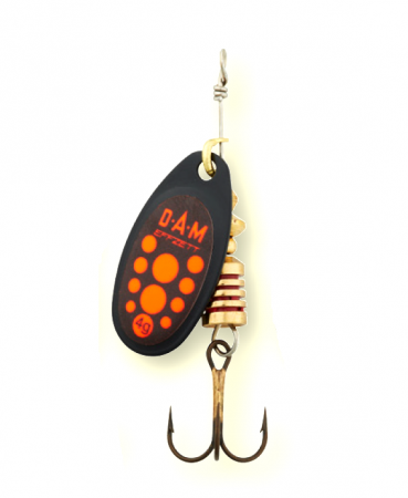 Pescuit la rapitori - ROTATIVA DAM EFFZETT STANDARD NR.2/4G BLACK RED