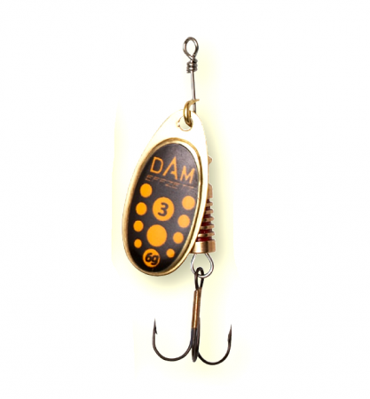 Pescuit la rapitori - ROTATIVA DAM EFFZETT STANDARD NR.3/6G BLACKY