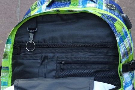 Rucsac Wheel Bee Generation Z albastru/verde/alb cu LED [5]