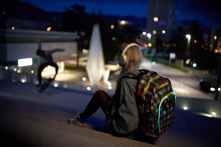 Rucsac Wheel Bee Generation Z multicolor cu LED [1]