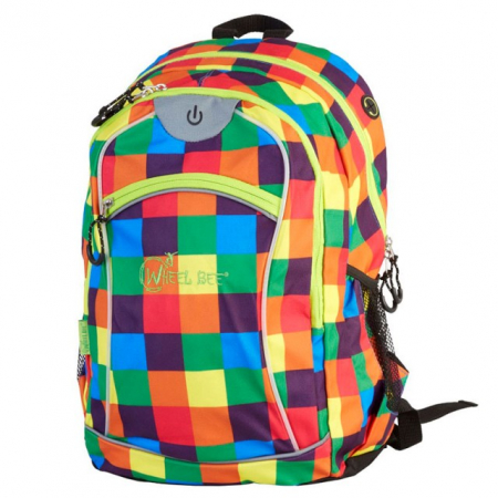 Rucsac Wheel Bee Night Vision portocaliu/albastru/verde cu LED [0]