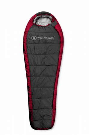 SACI DE DORMIT & ACCESORII - Sac de dormit Trimm Highlander, 195 cm, fermoar stanga, red - dark grey