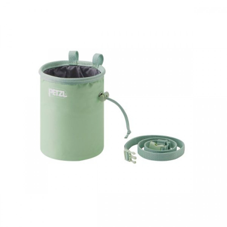 Saculeti magneziu - Sac Magneziu Petzl Bandi Jade Green
