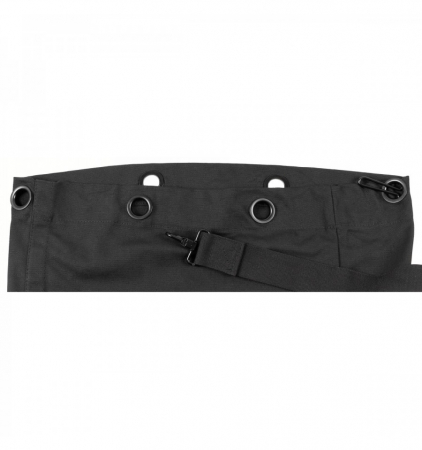 Sac militar US duffle bag, volum 100 litri, 100% bumbac, negru [1]