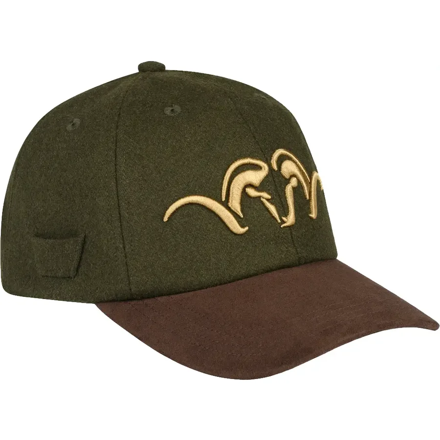 IMBRACAMINTE - Sapca Blaser suede dark olive - dark brown, marime universala