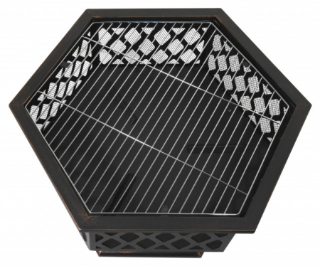 Semineu de terasa Cattara Hexagon, cu capac [3]