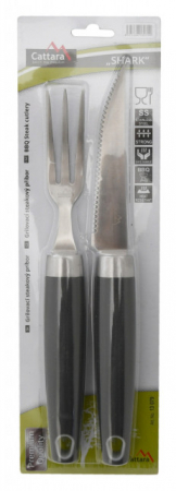 Set 2 tacamuri pentru gratar 24 cm Cattara [4]