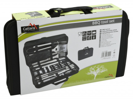 Set ustensile gratar Cattara 27 piese cu husa [1]