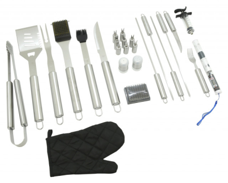 Set ustensile gratar Cattara 27 piese cu husa [2]