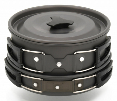 Set 3 vase de gatit camping Cattara [7]