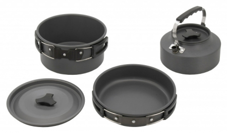 Vesela camping - Set 3 vase de gatit camping Cattara