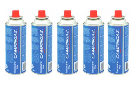 Bucatarie camping - Set 5 cartuse gaz cu valva Campingaz CP250