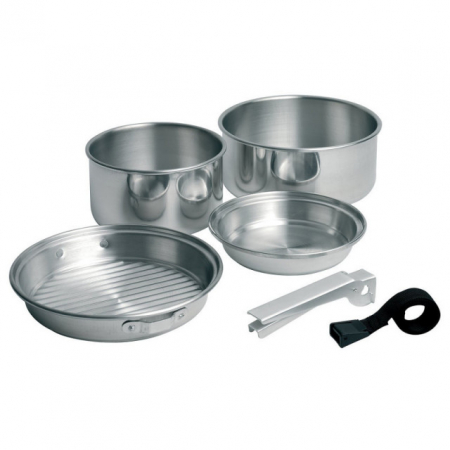 Vesela camping - Set 5 vase pentru gatit din aluminiu Campingaz
