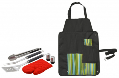 Set 7 ustensile pentru gratar+sort Cattara [1]