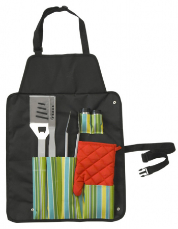 Ustensile gratar - Set 7 ustensile pentru gratar+sort Cattara