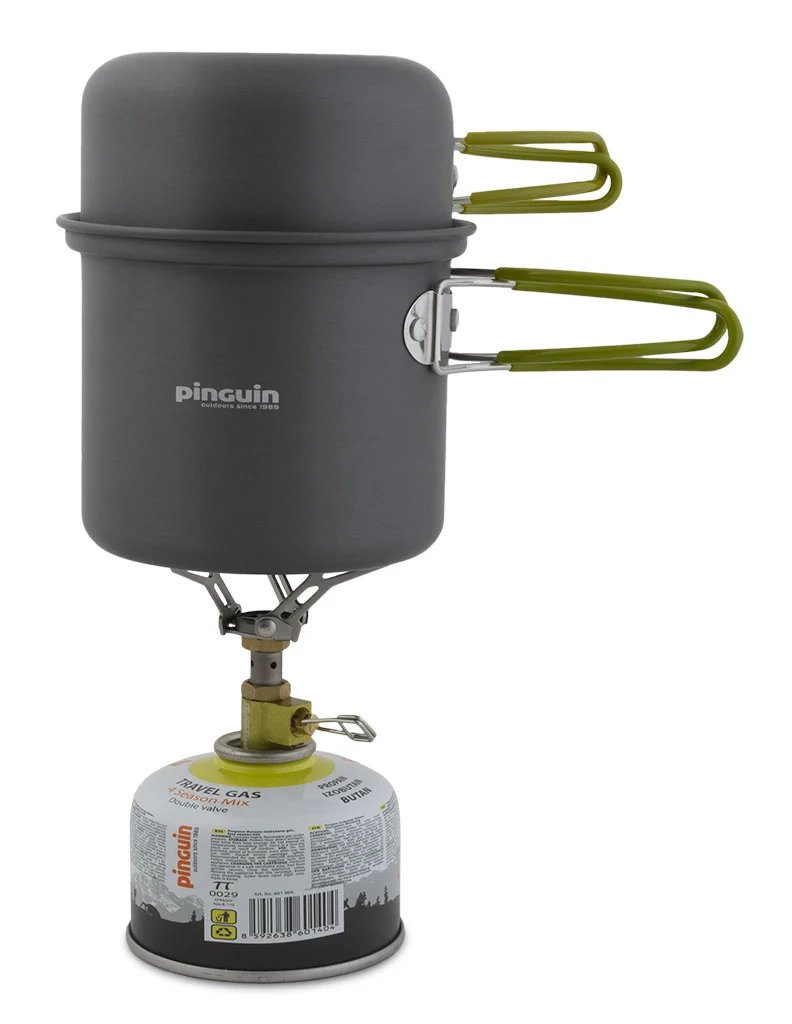 Set arzator drumetie Pinguin Atom Titan + 2 butelii gaz 230 g [3]
