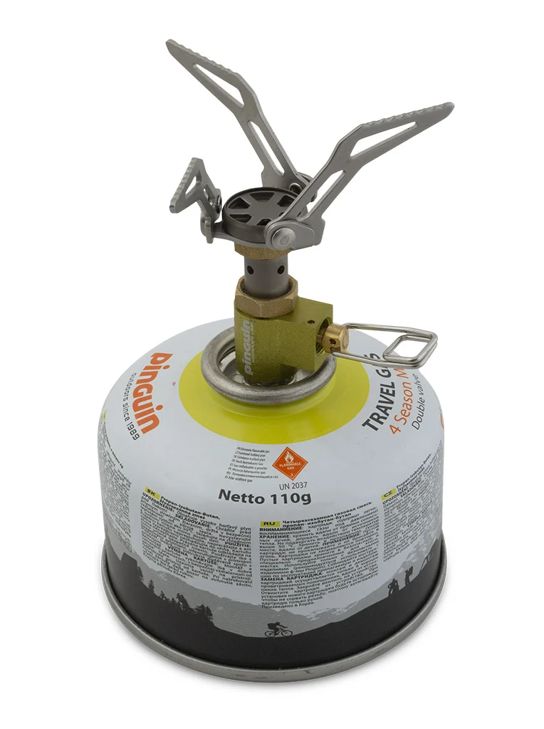Set arzator drumetie Pinguin Atom Titan + 2 butelii gaz 230 g [2]