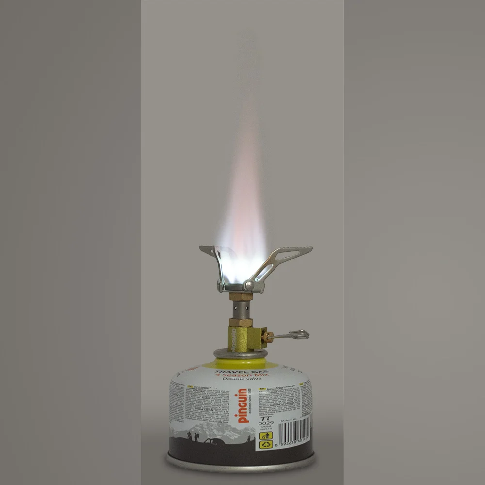 Set arzator drumetie Pinguin Atom Titan + 2 butelii gaz 230 g [7]