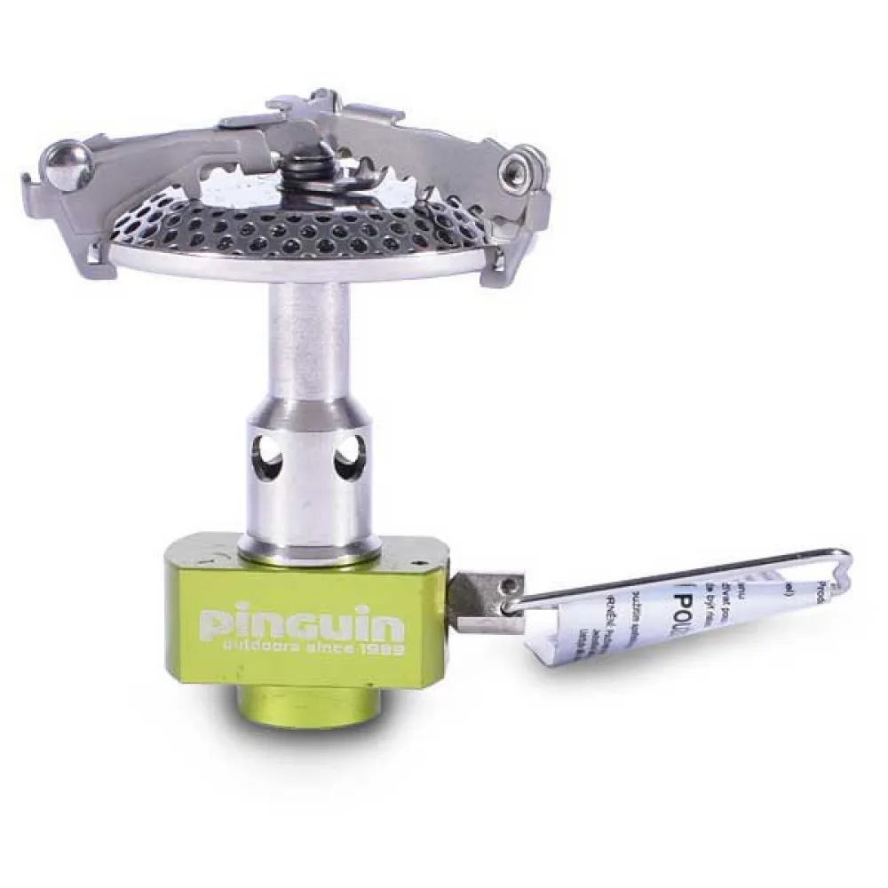 Set arzator drumetie Pinguin Surpass steel + 2 butelii gaz 230 g [1]