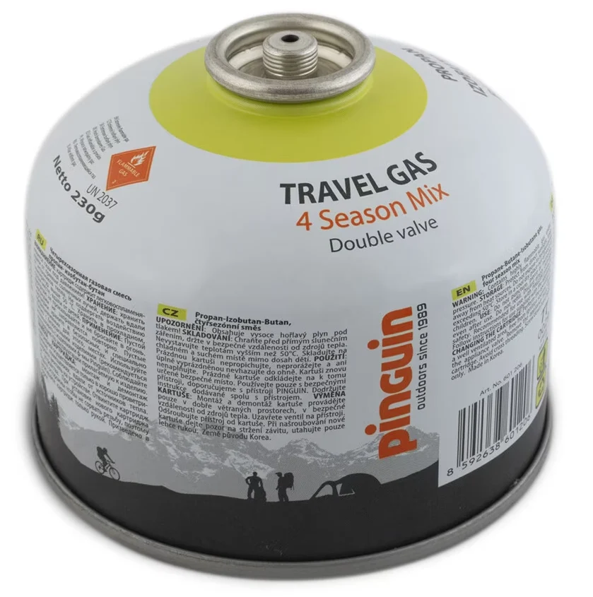 Set arzator drumetie Pinguin Trek + 2 butelii gaz 230 grame [2]