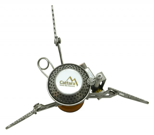 Set arzator portabil camping Cattara + 2 butelii gaz 230 grame [6]