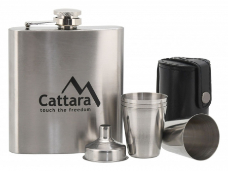 Bidoane - Set butelca 175 ml cu 4 pahare Cattara