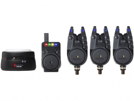 Avertizoare & swingere - SET AVERTIZOARE ELECTRONICE CU STATIE PROLOGIC C-SERIES 3+1 SI LAMPA DE CORT BIVVY