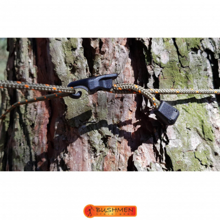Set cordeline de tensionare ultralight Bushmen black [0]