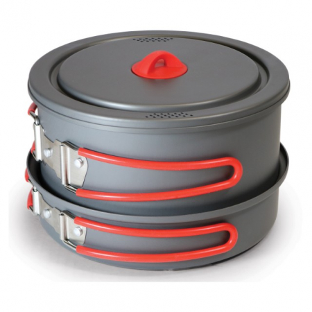 Vesela camping - Set de vase pentru gatit din aluminiu Coghlans