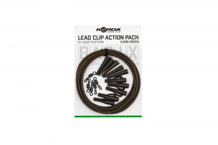 SPORTURI - KIT MONTURA PLUMB PIERDUT KORDA BASIX LEAD CLIP ACTION