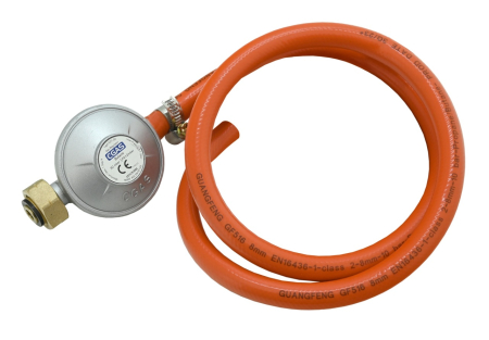 CASA & GRADINA - Set regulator de gaz 30mbar cu furtun 0.9m Cattara EN16129