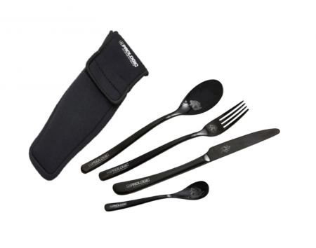 Bucatarie camping - SET TACAMURI PROLOGIC BLACKFIRE CU HUSA