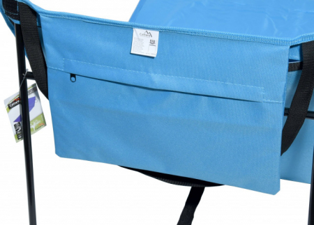 Sezlong pliabil pentru plaja / camping Cattara Korfu albastru [4]