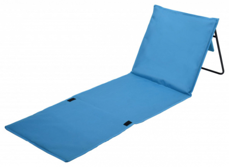 Scaune camping - Sezlong pliabil pentru plaja / camping Cattara Korfu albastru