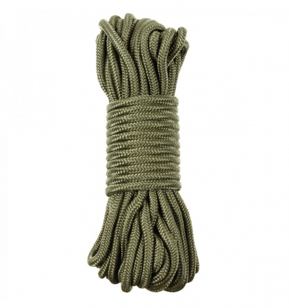 Sport & Activitati in aer liber - Sfoara grosime 7 mm, lungime 15 metri, olive