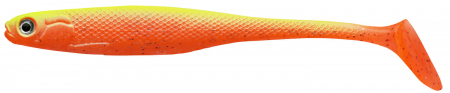 Naluci pescuit rapitori - SHAD CORMORAN CRAZY FIN 10CM ORANGE CANDY 2BUC/PL