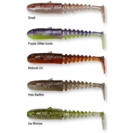 PESCUIT - SHAD SAVAGE GEAR GOBSTER 11,5CM/16G CLEAR WATER MIX 5 BUC / PLIC