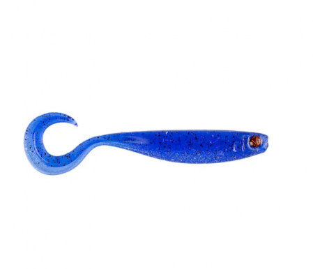 SPORTURI - Shad Mustad Mezashi curly tail minnow 9 cm, sardine, 6 buc / plic