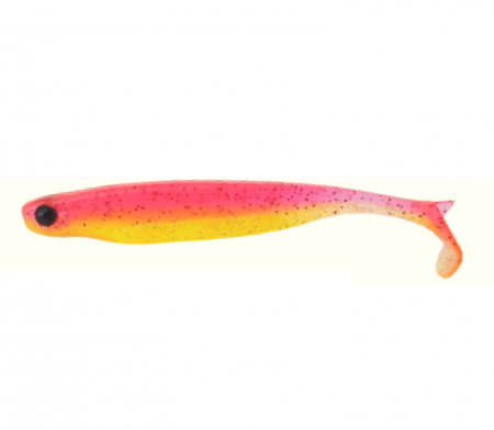 Naluci pescuit rapitori - SHAD MUSTAD MEZASHI Z MINNOW 7,6 CM SHOCKING PINK, 6 BUC / PLIC