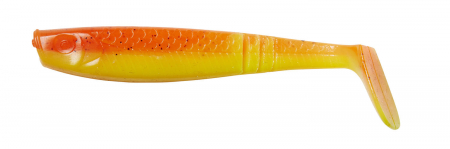 SPORTURI - SHAD RON THOMPSON PADDLE TAIL 10 CM/7G UV ORANGE YELLOW, 4 BUC / PLIC