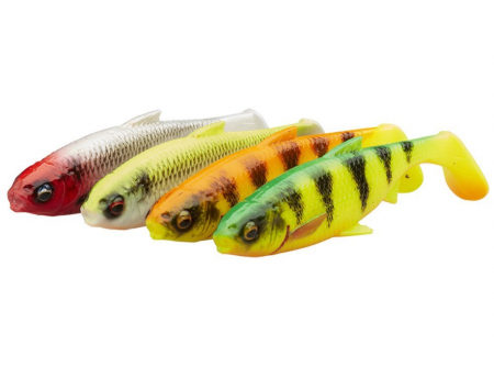 Naluci pescuit rapitori - SET 4 SHAD-URI SAVAGE GEAR 3D RIVER ROACH 8 CM, 5 G