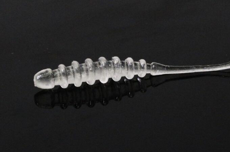 SHAD JACKALL TIDEBEAT 1,5 INCH CLEAR GLOW CRUSH 10 BUC / PLIC [2]