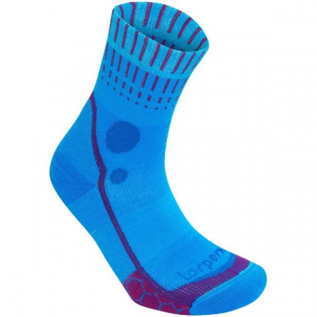 Sosete & ciorapi - SOSETE DAMA LORPEN RUNNING MID CREW BRIGHT TURQUOISE/PLUM