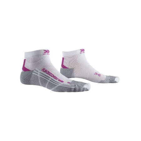 Sosete & ciorapi - SOSETE DAMA X-BIONIC RUN DISCOVERY 4.0 WHITE/TWYCE PURPLE/GREY MELANGE