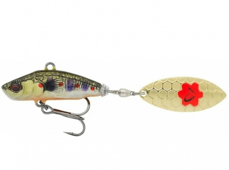 Spinnertail - SPINNERTAIL SAVAGE GEAR 3D STICKLEBAIT TAILSPIN 7,3CM/9G SINKING BROWN TROUT SMOLT