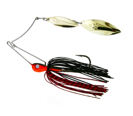 Spinnerbait - SPINNERBAIT MUSTAD ARM LOCK 7 GRAME, BLACK ORANGE