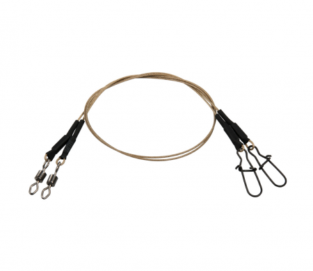 Accesorii pescuit rapitori - STRUNA DAM EFFZETT COATED 7X7 30CM/20KG/2BUC BROWN